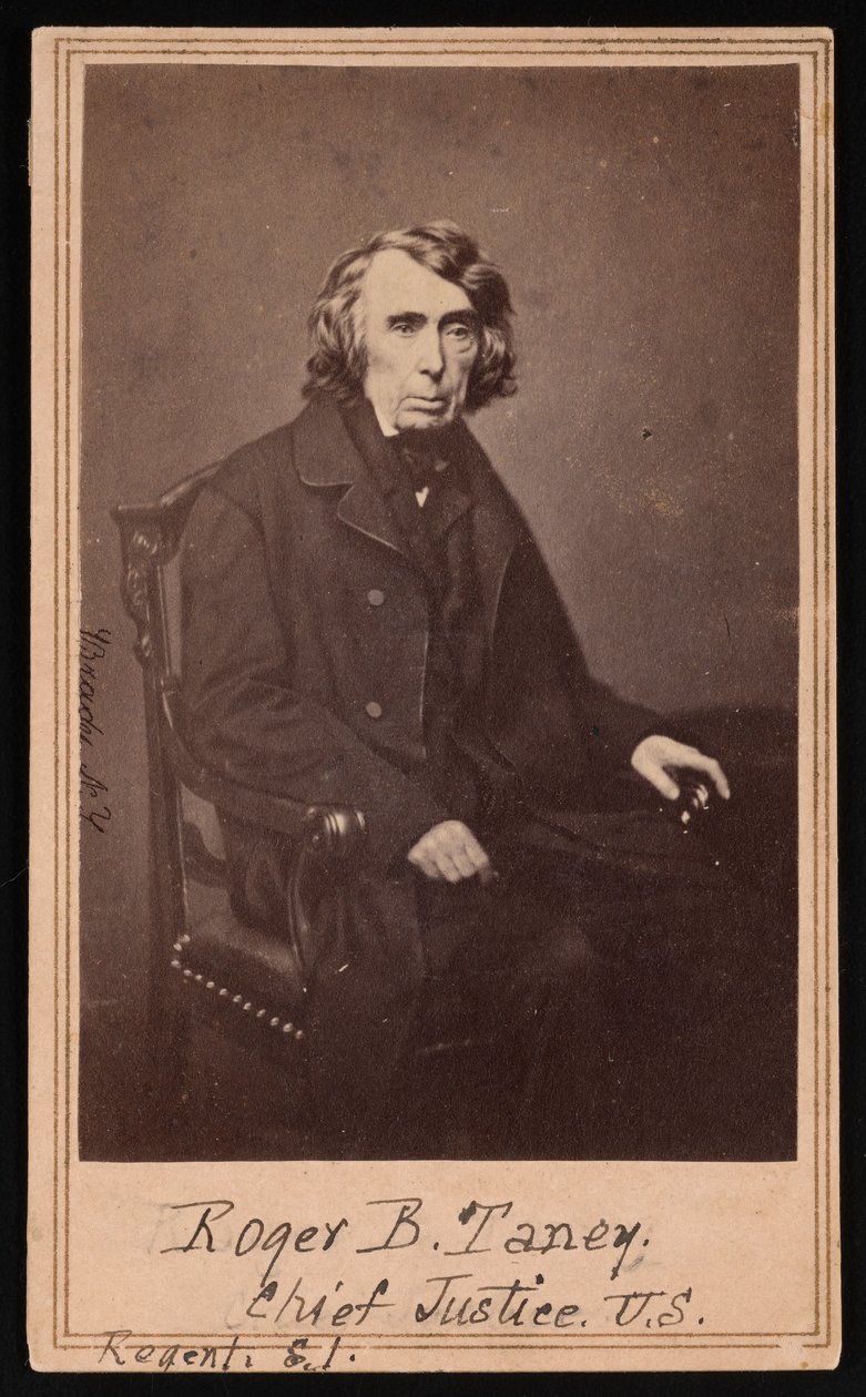 Portrait of Roger Brooke Taney, Before 1864 by Brady
