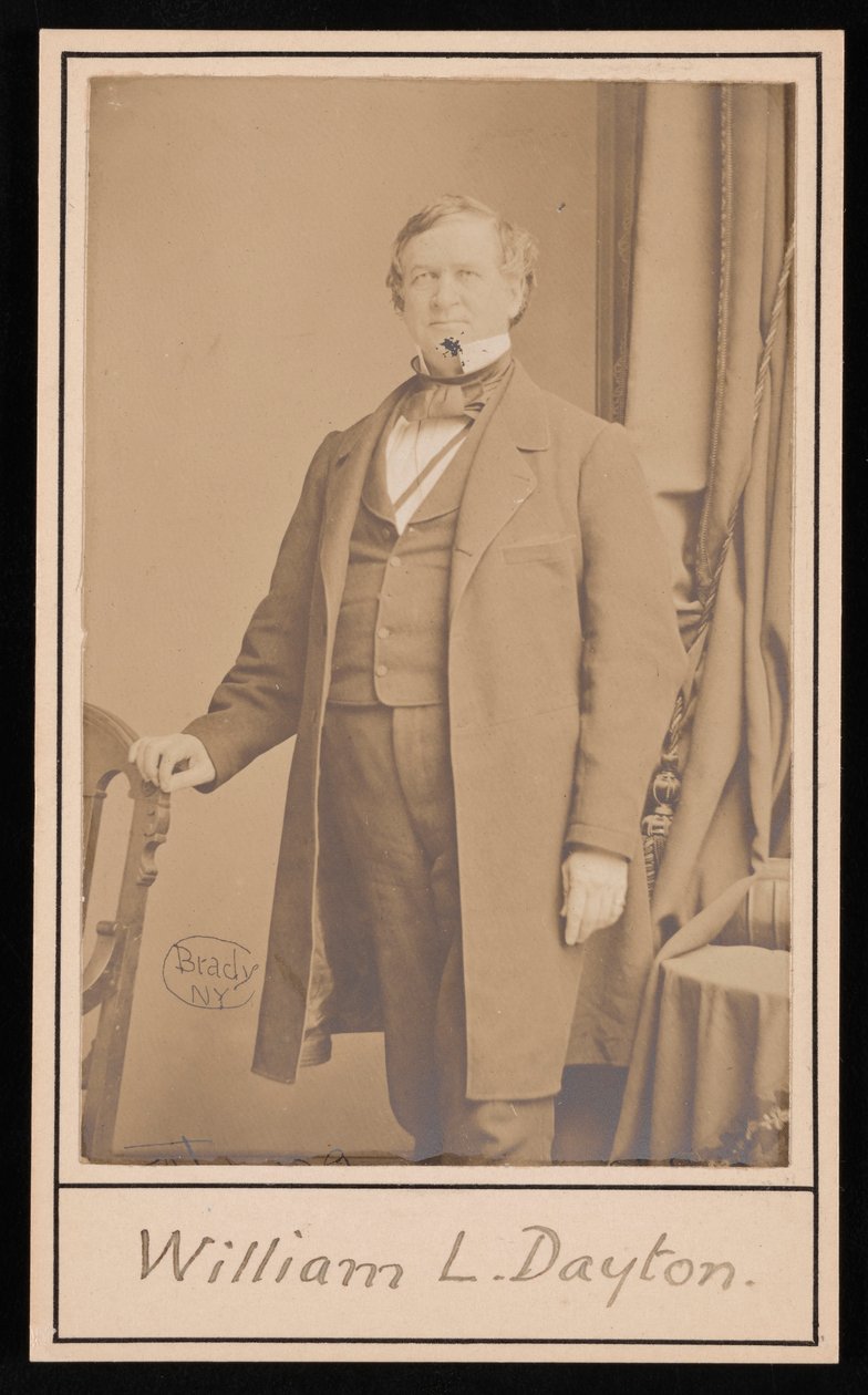 Portrait of William Lewis Dayton, Before 1864 by Brady