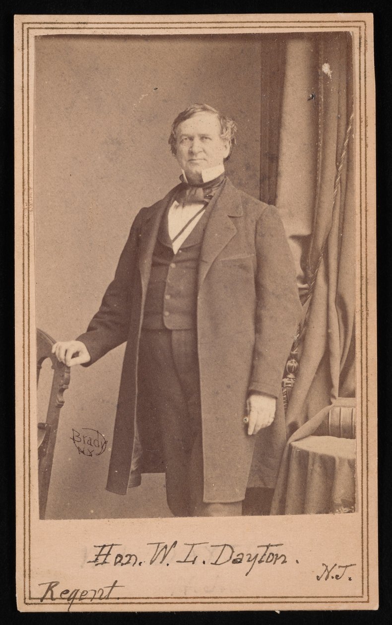 Portrait of William Lewis Dayton 1807-1864, Before 1864 by Brady