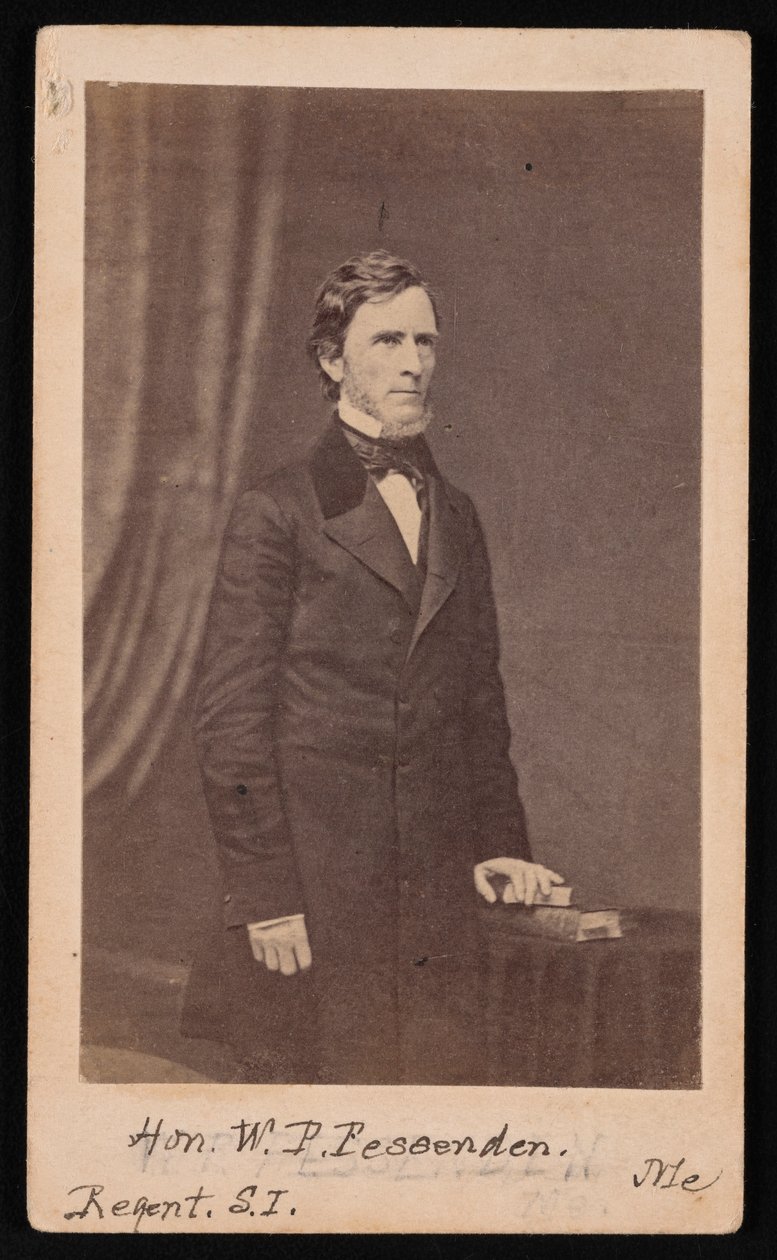 Portrait of William Pitt Fessenden by Brady