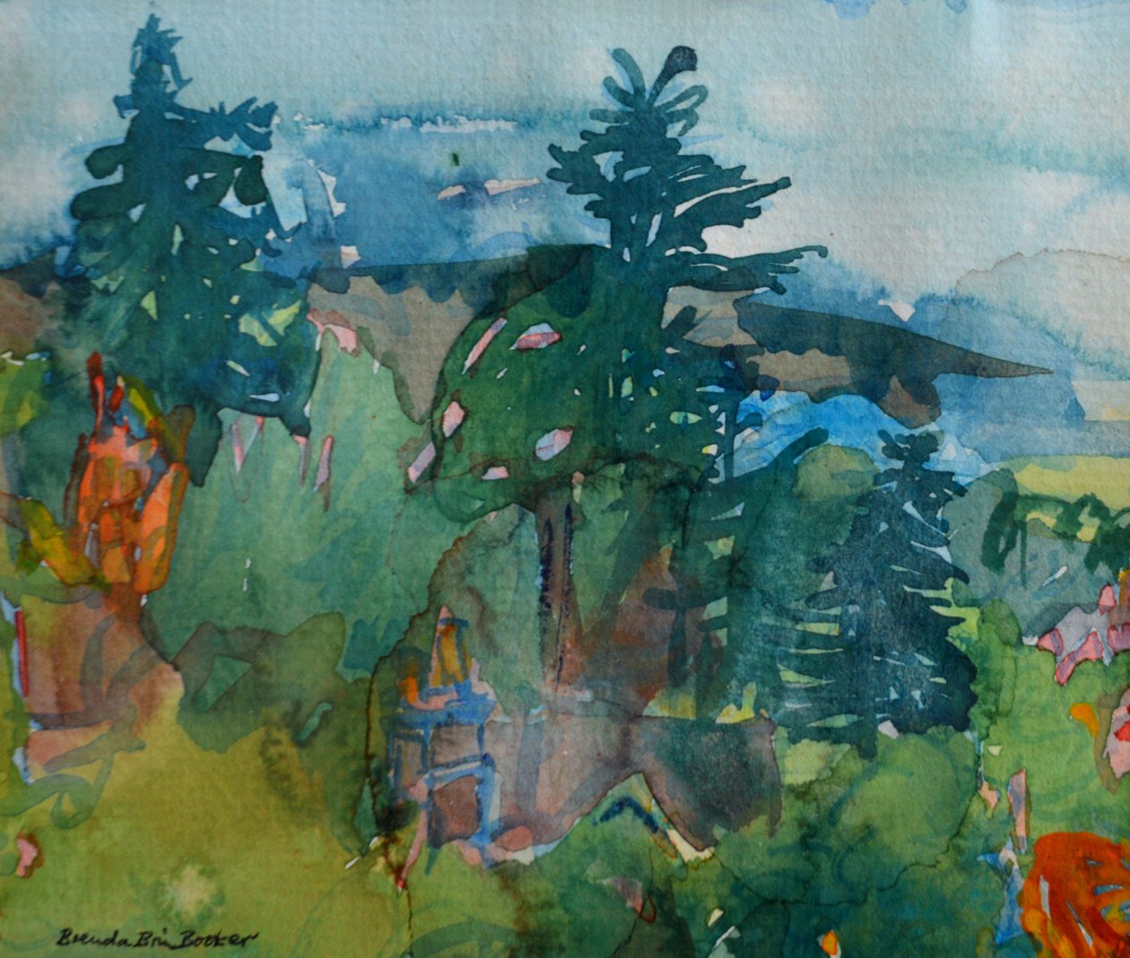 View of the Rooftops by Brenda Brin Booker