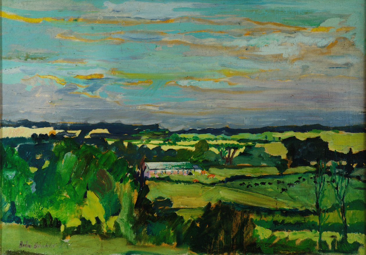 Across the Valley, Bedfordshire by Brenda Brin Booker