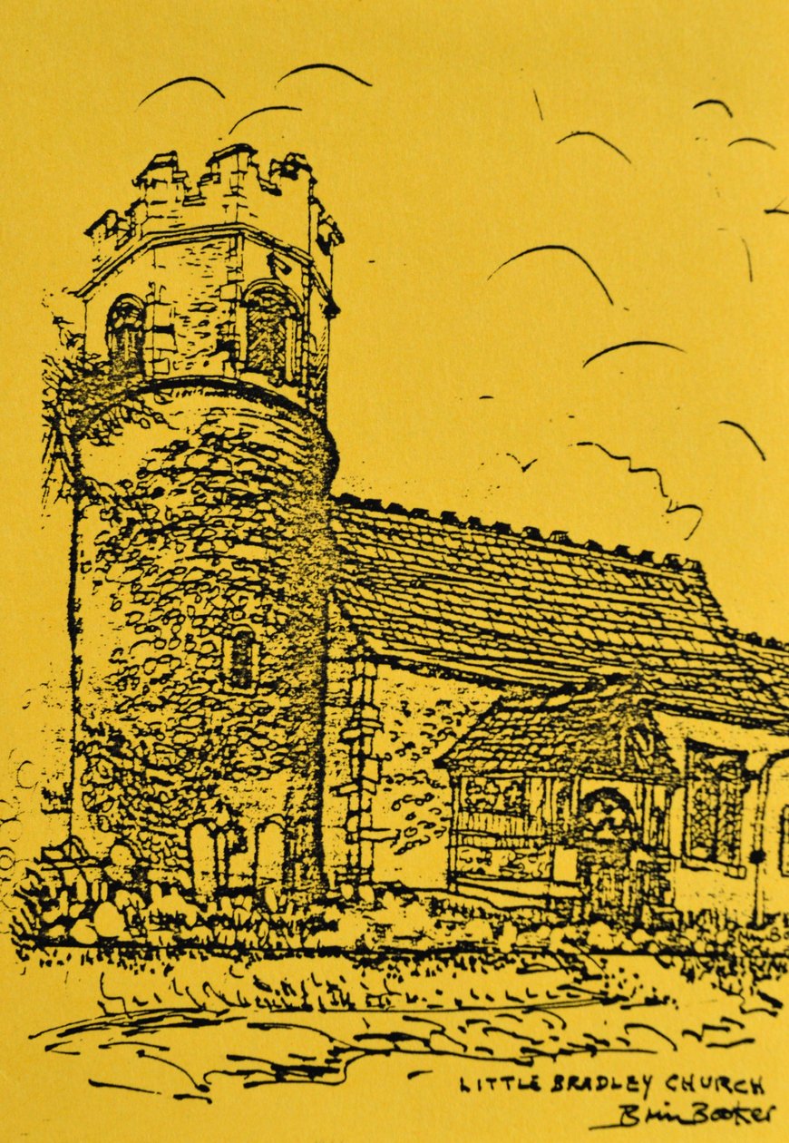 Little Bradley Church, Suffolk by Brenda Brin Booker