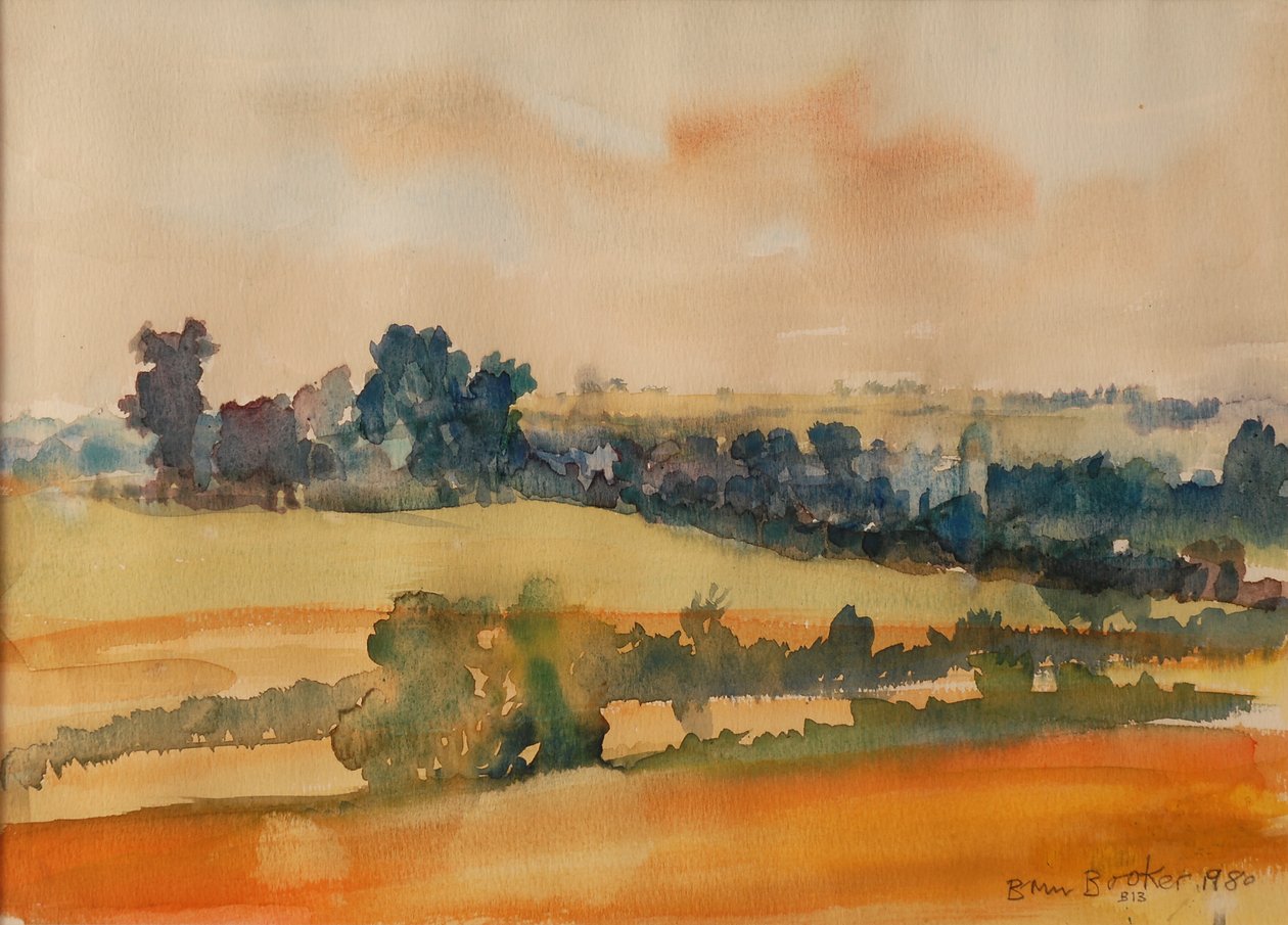 Ripening Fields, 1980 by Brenda Brin Booker