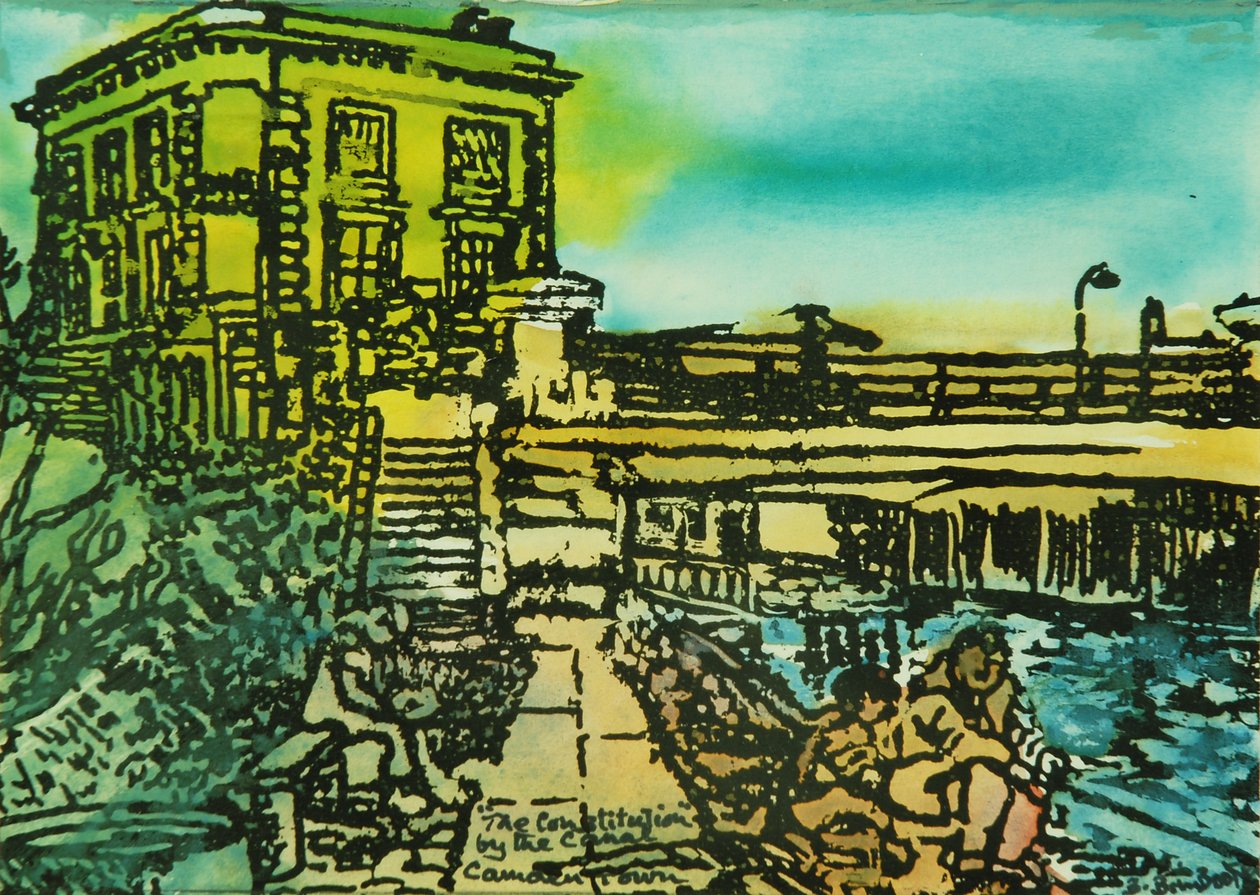The Constitution Pub, Regents Canal by Brenda Brin Booker