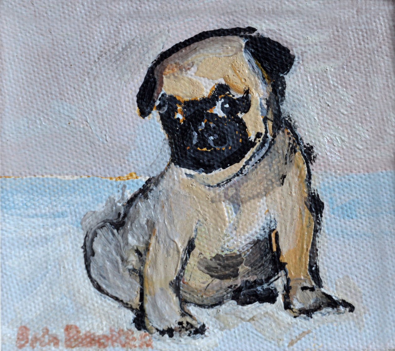 Vincent, the Pug Puppy by Brenda Brin Booker