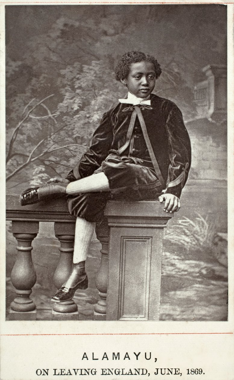 Alamayu, England, 1869 by British Photographer