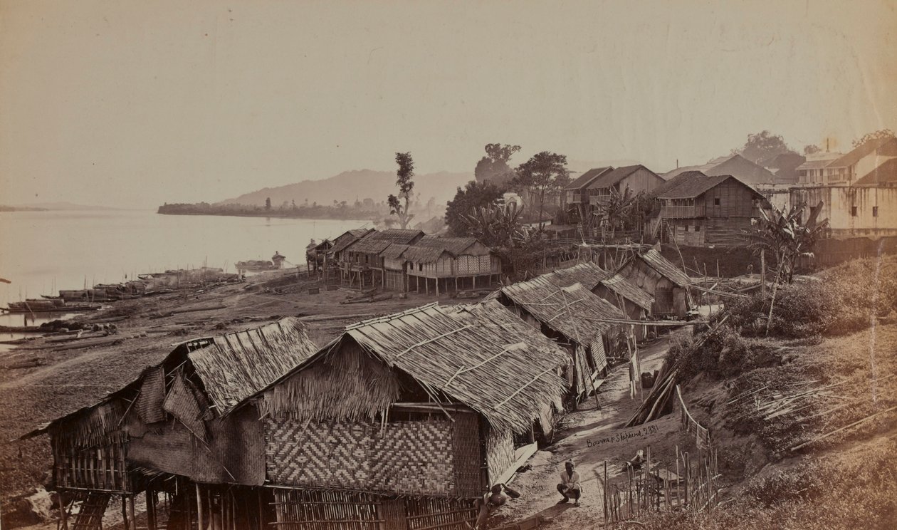 Burmese Village by British Photographer