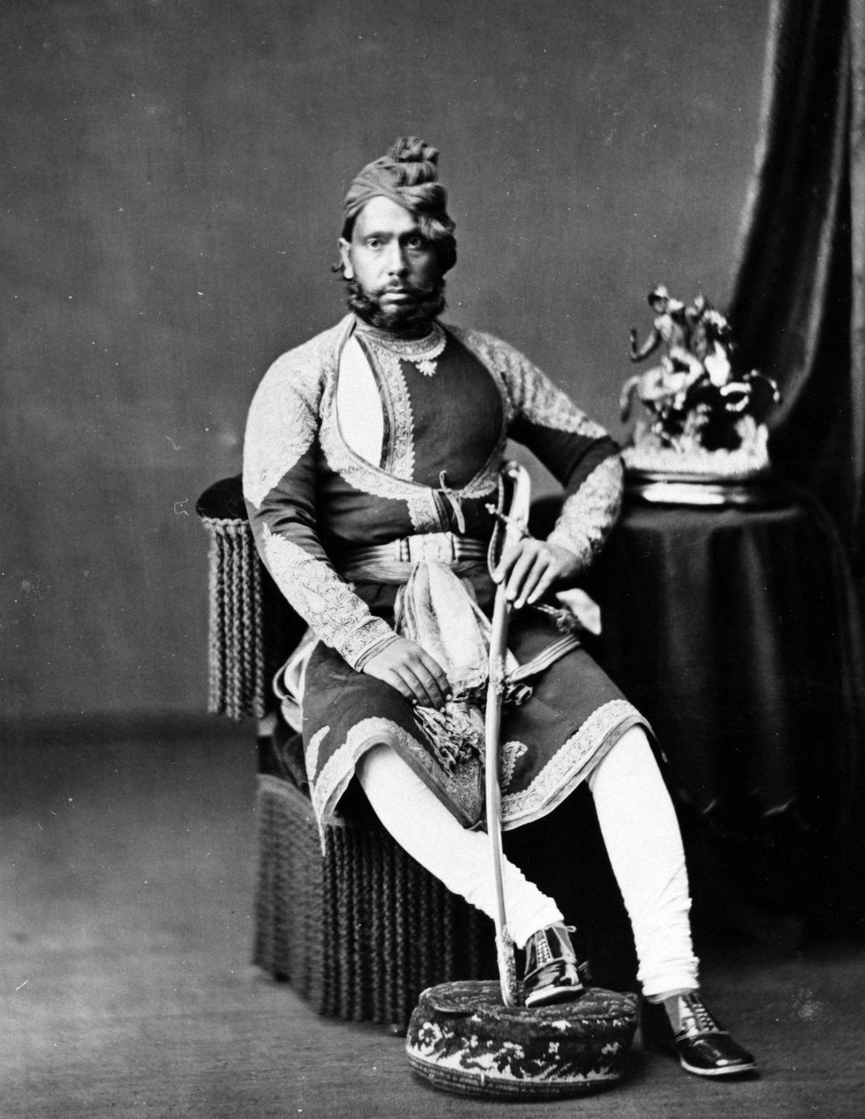 Maharaja Jashwant Singh of Bharatpur by British Photographer