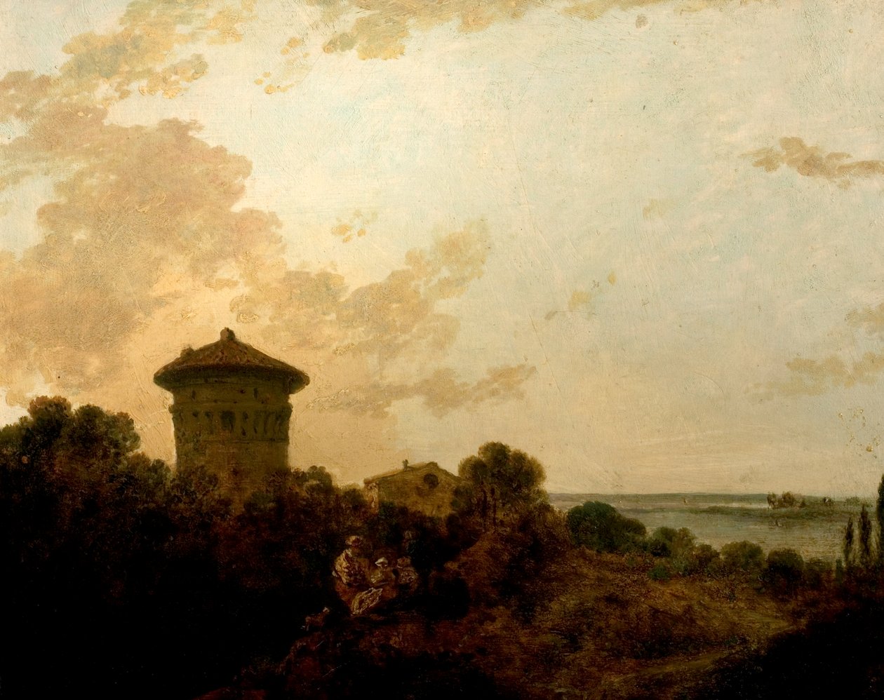Ruins near Tivoli, Italy by British School