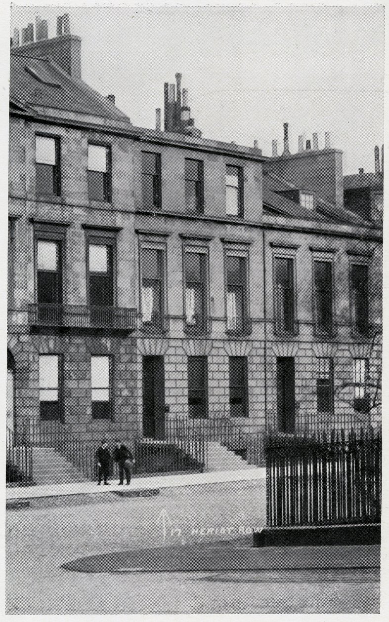 17, Heriot Row, home of Robert Louis Stevenson and his family in Edinburgh by British Photographer
