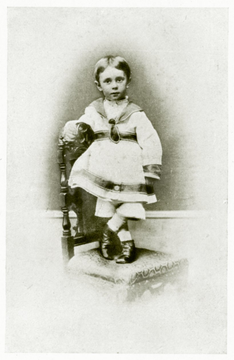 Aubrey Beardsley, aged 2 years and 3 months by British Photographer