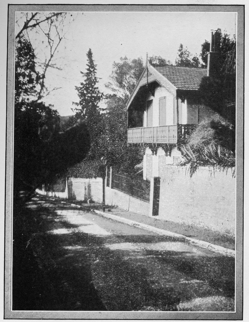 Chalet La Solitude, Hyères, France, home of Robert Louis Stevenson from 1882-84 by British Photographer
