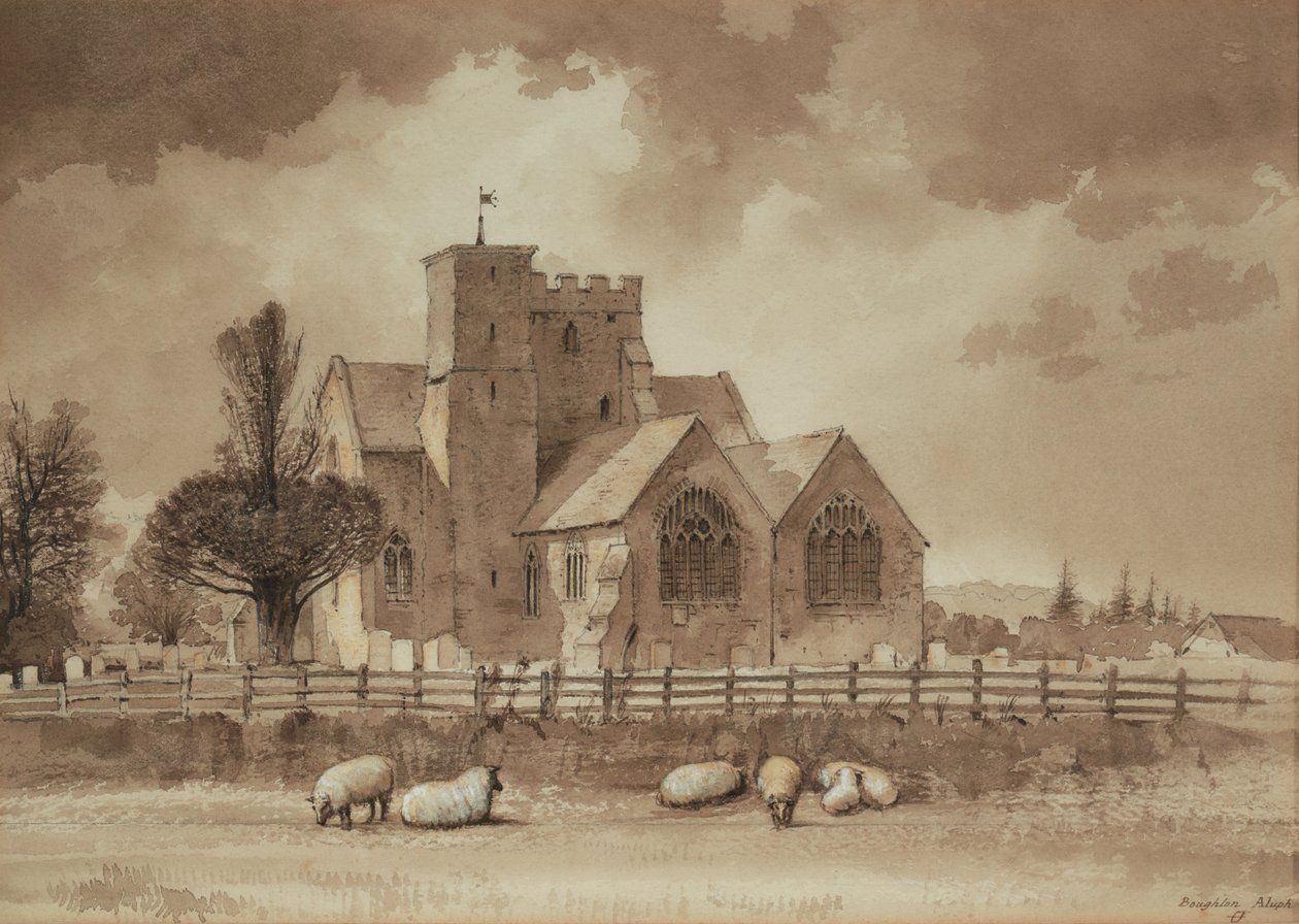 Boughton Aluph Church by British School