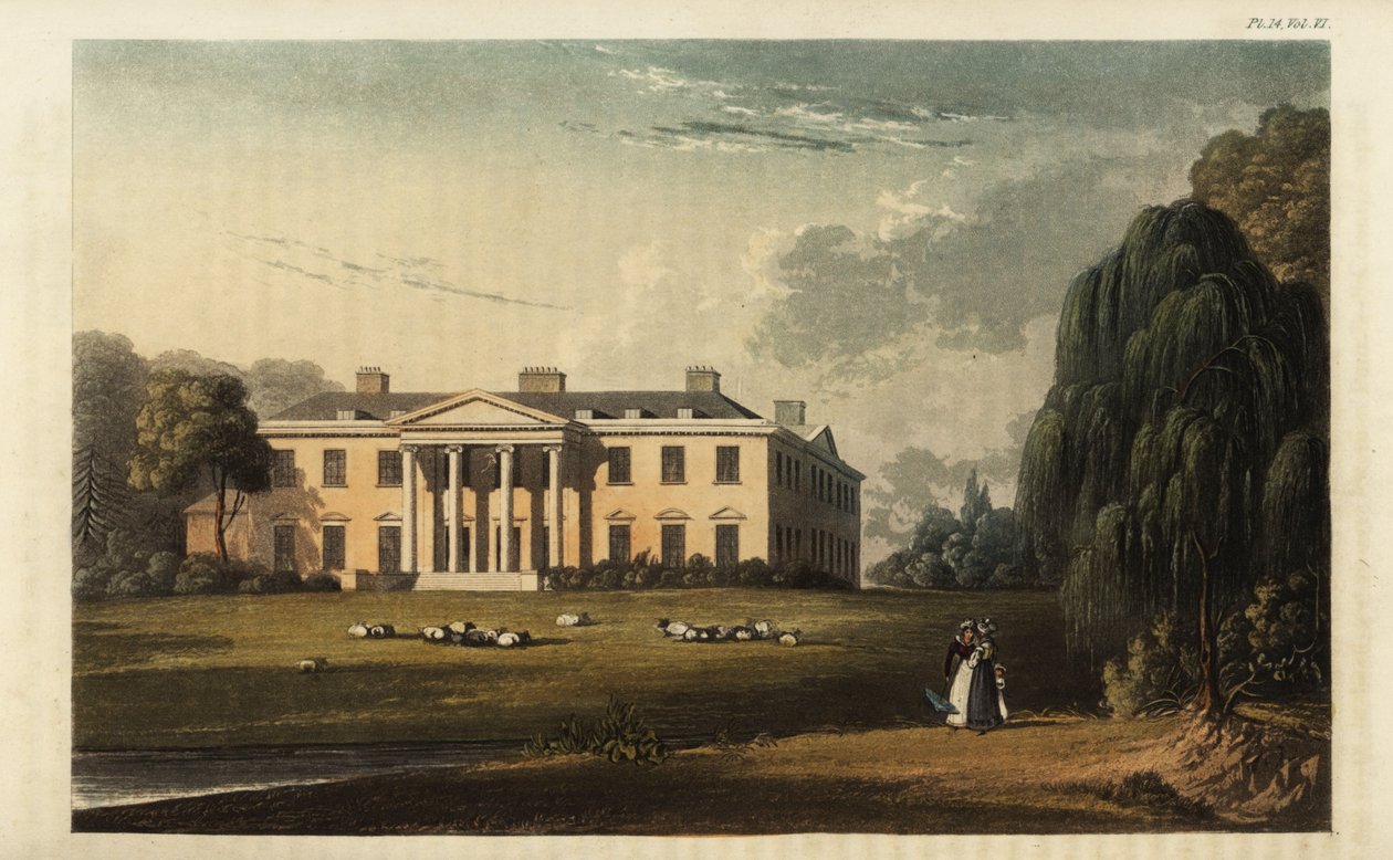 East Cowes Castle, Isle of Wight, the seat of architect John Nash by British School