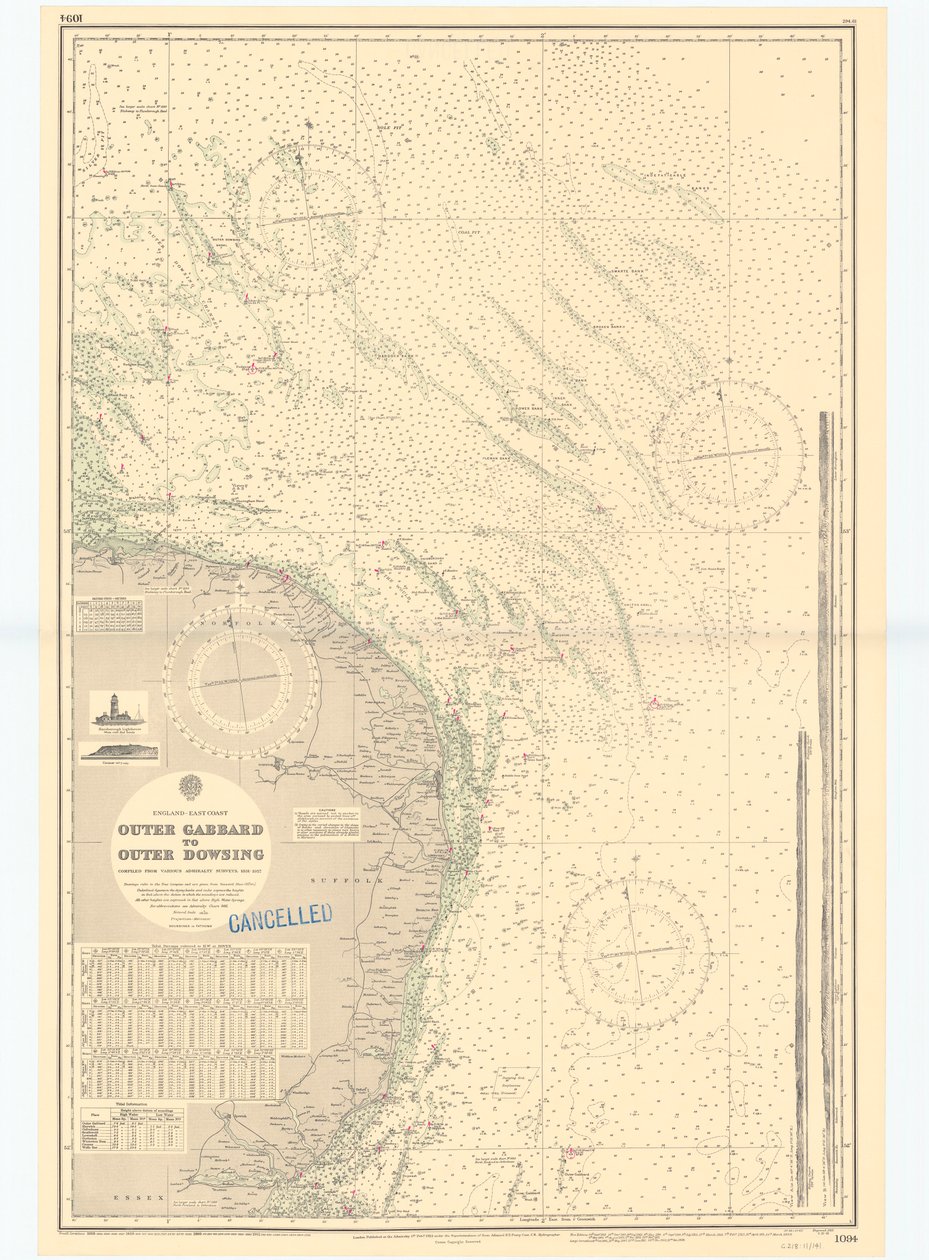 England East Coast: Outer Gabbard to Outer Dowsing by British School