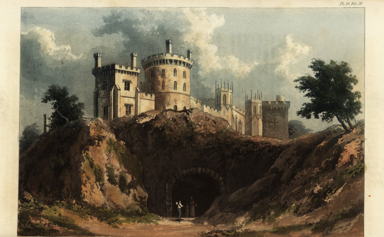 Enmore Castle, Somerset, the Seat of the 3rd Earl of Egmont by British School