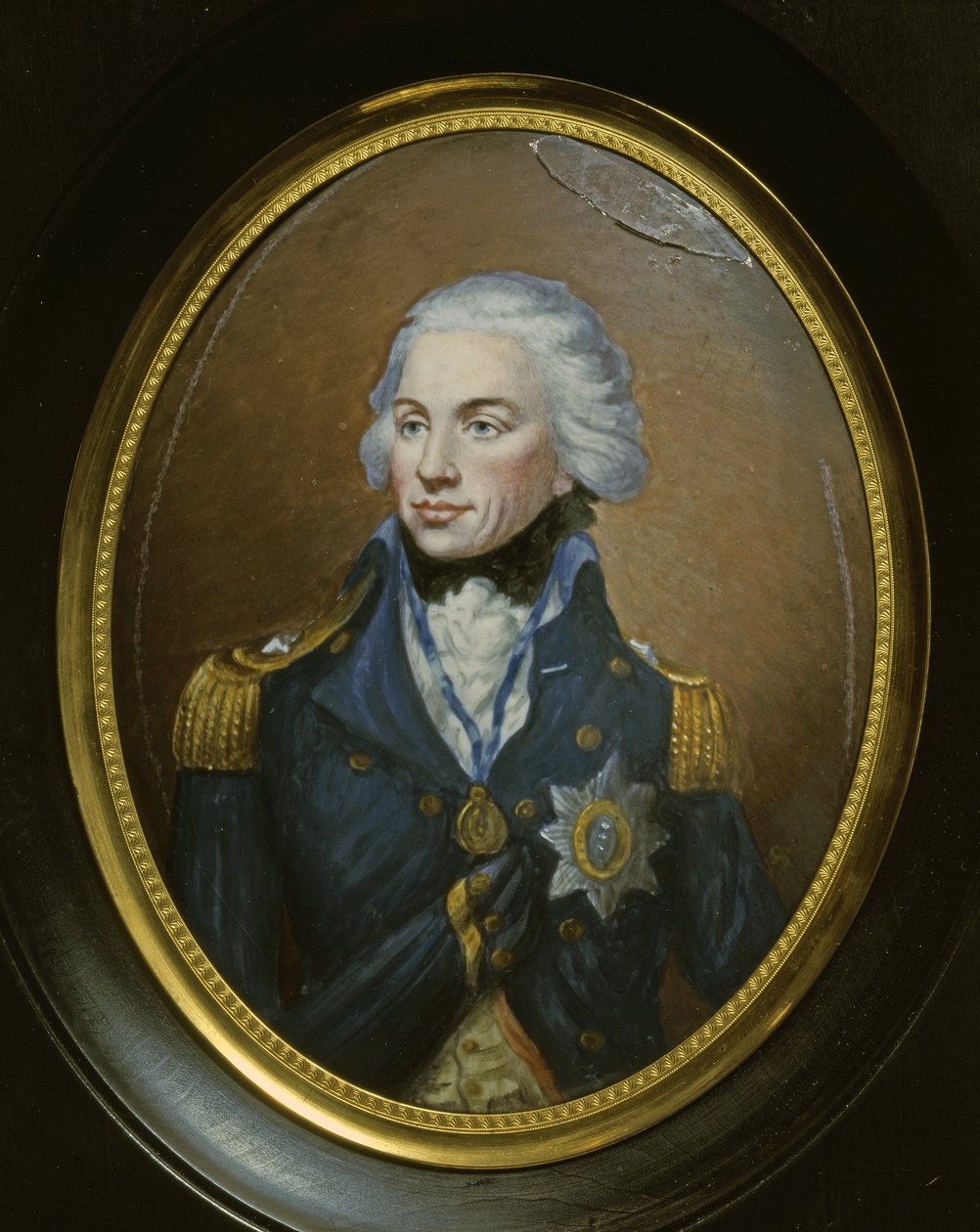 Lord Nelson Horatio, Admiral (1758-1805) Miniature Portrait by British School