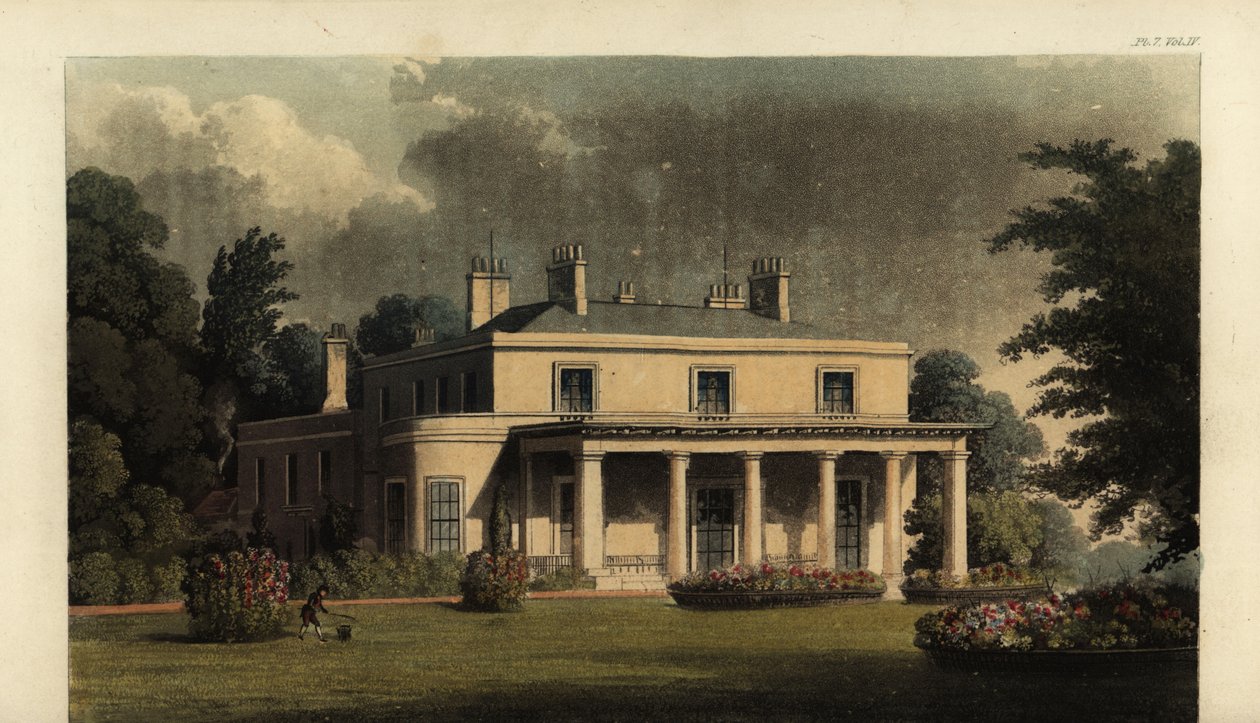 North Court, Isle of Wight, the seat of Mrs. Bennet by British School