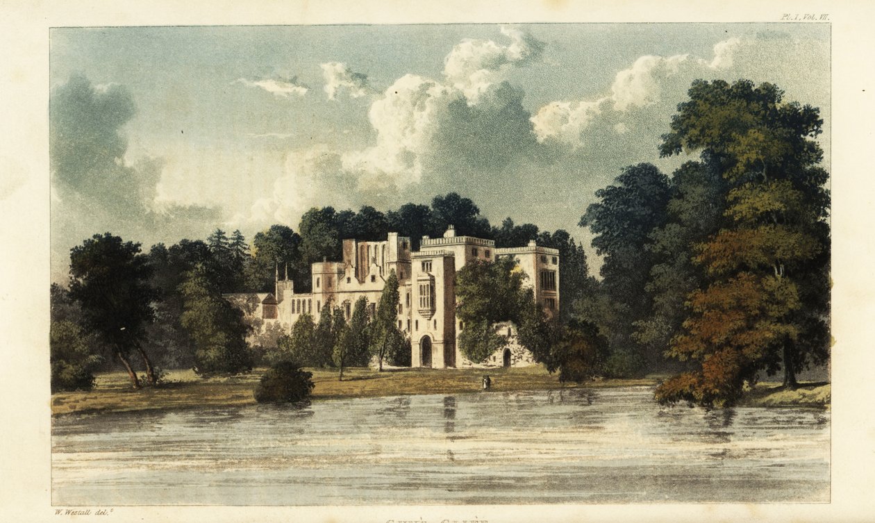 North Court, Isle of Wight, the seat of Mrs. Bennet by British School