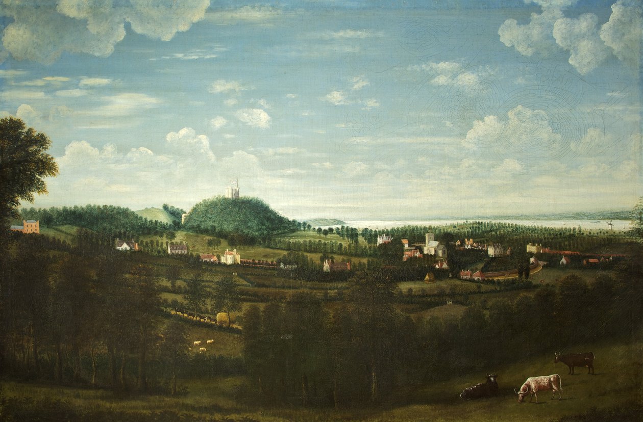 View of Henbury Village, c.1720 by British School