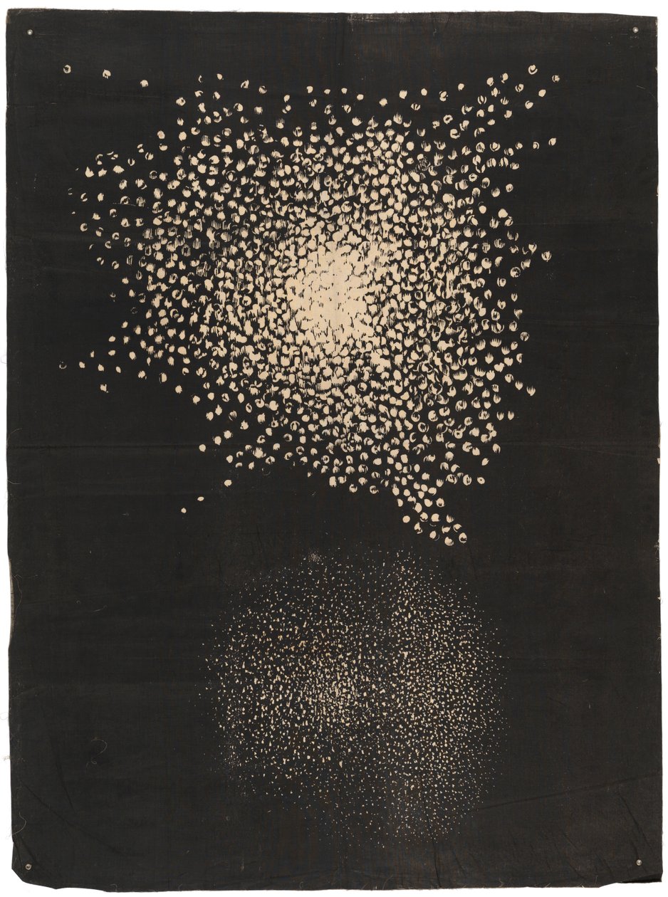Wall Hanging Showing Two Star Clusters by British School