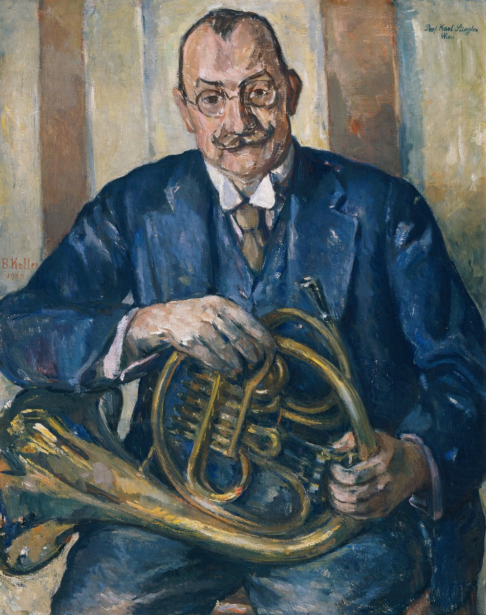 Professor Karl Stiegler by Broncia Koller-Pinell