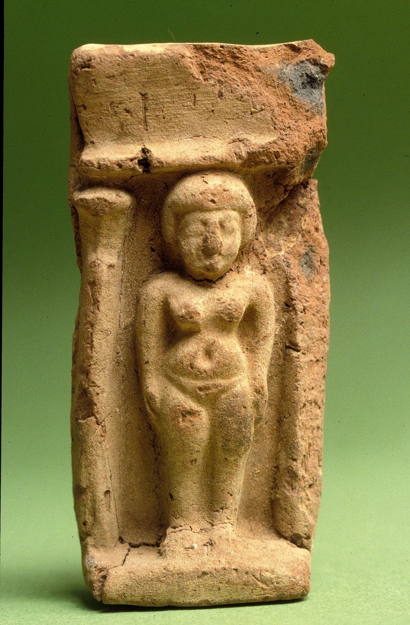 Figurine of Asherah, Canaanite, 999-600 BC by Bronze Age