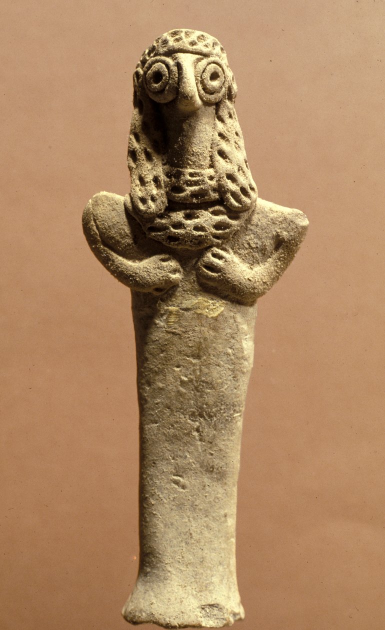 Figurine of Asherah, Canaanite, 999-600 BC by Bronze Age