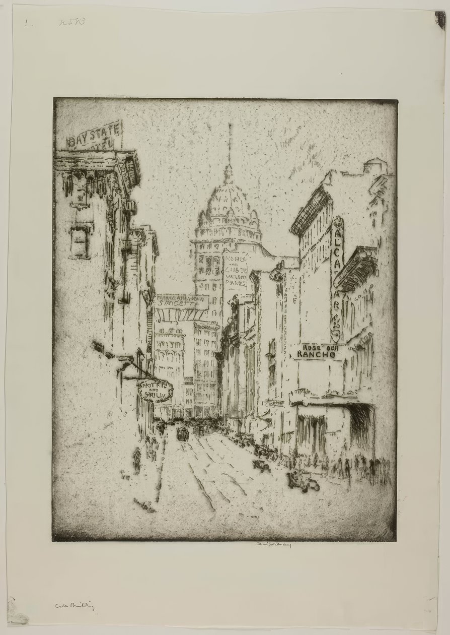 Call Building by Bror Julius Olsson Nordfeldt