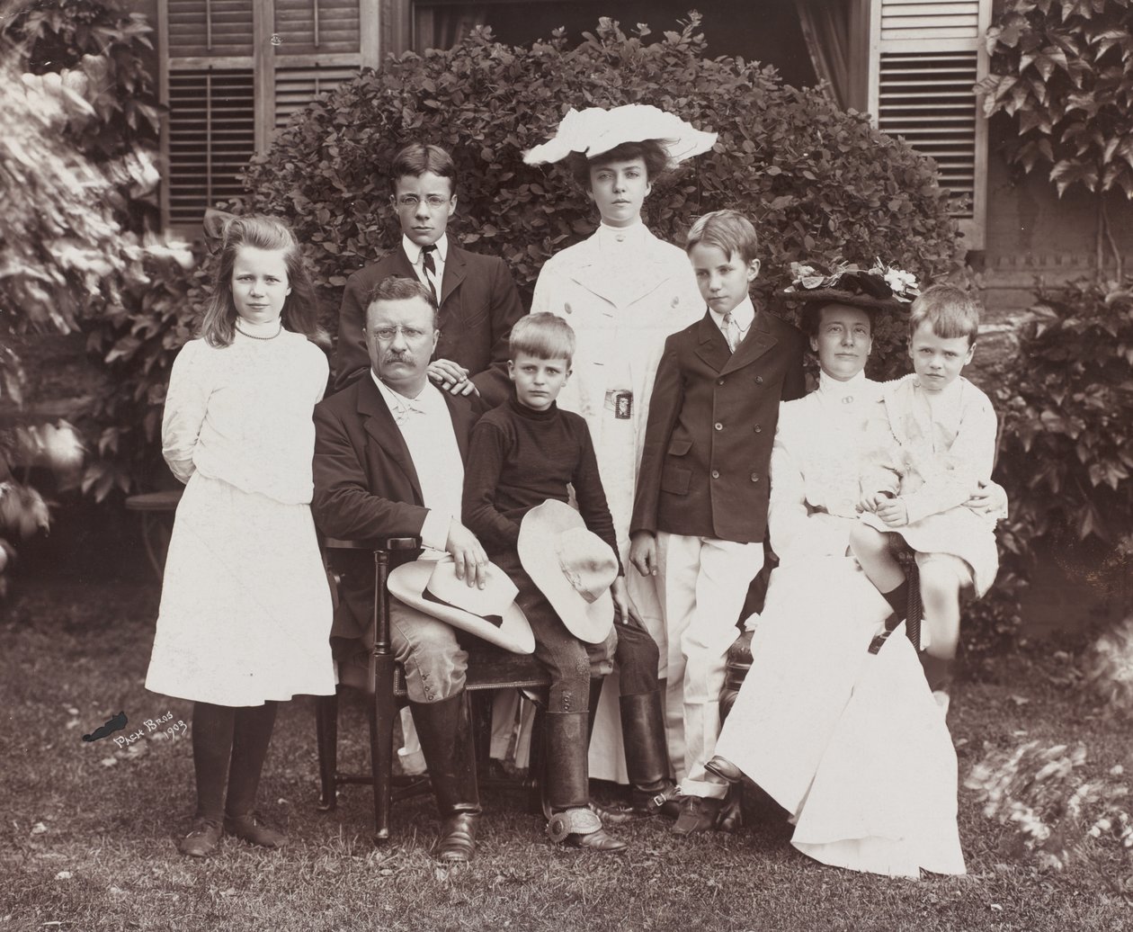 President Theodore Roosevelt, his wife Edith and family by Brothers Pach