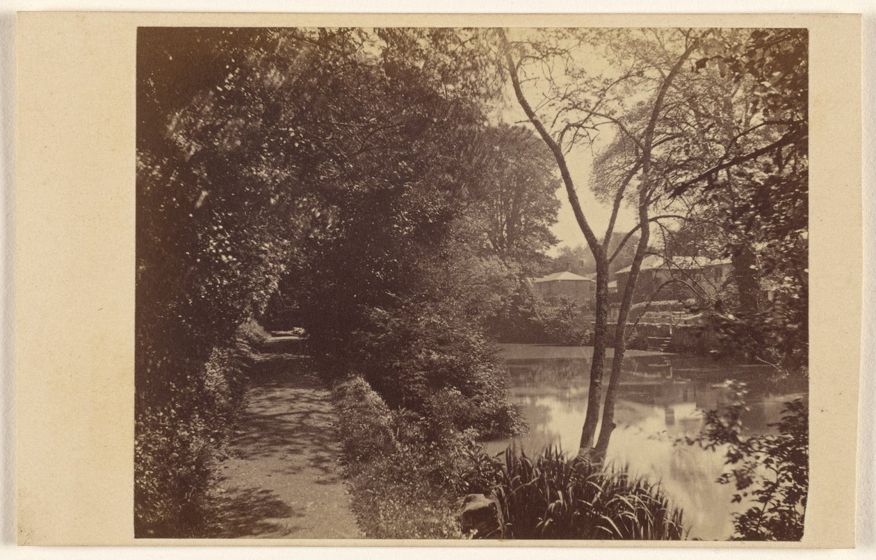 Pond, Church by Brown and Wheeler