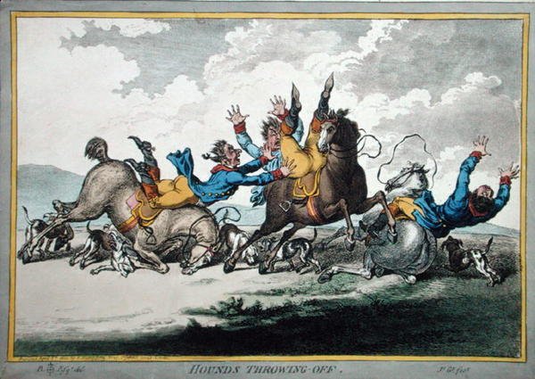 Hounds Throwing Off by Brownlow (after) North