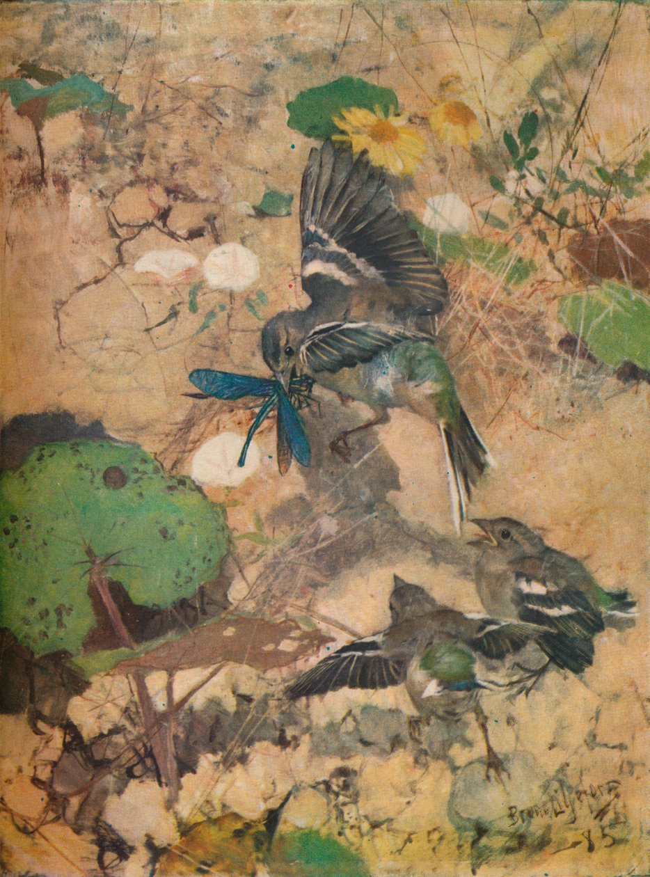 Panel by Bruno Liljefors, c1924 by Bruno Andreas Liljefors