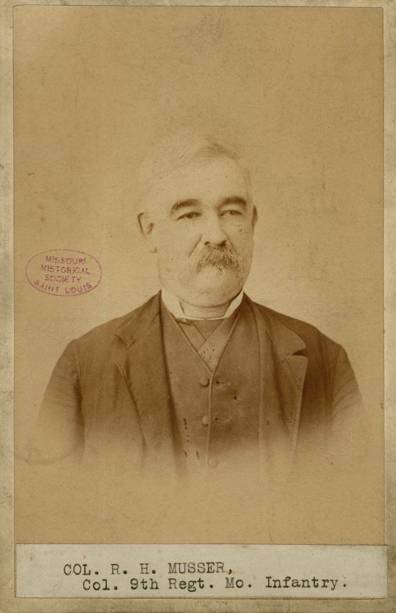 Richard H. Musser, Colonel, 9th Missouri Infantry (Confederate) by Brunswick J. Sharer