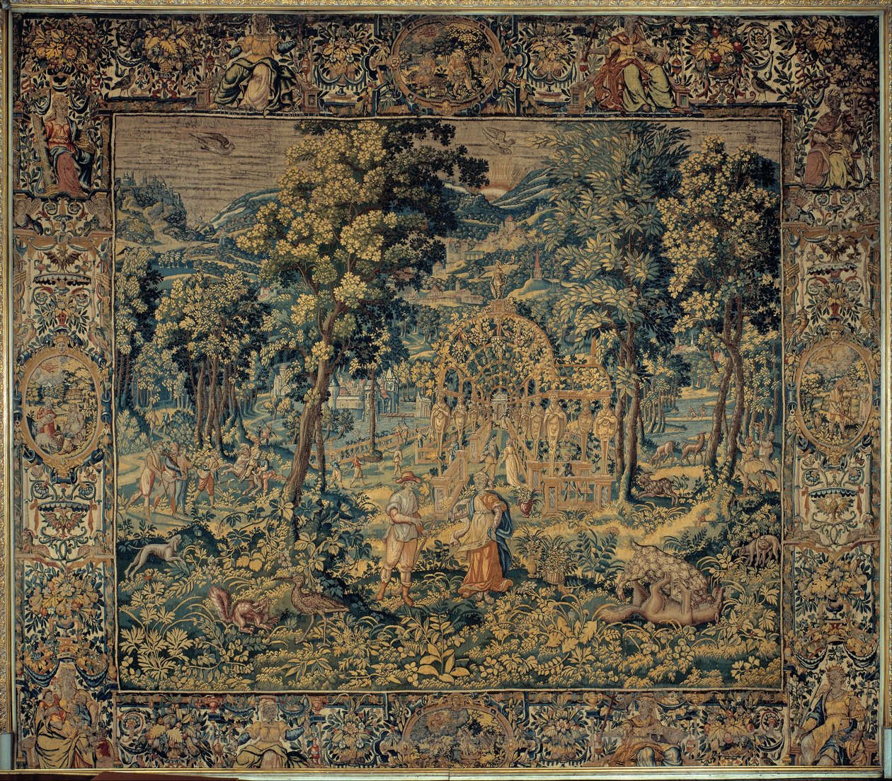 Vertumnus and Pomona by Brussels Manufactory