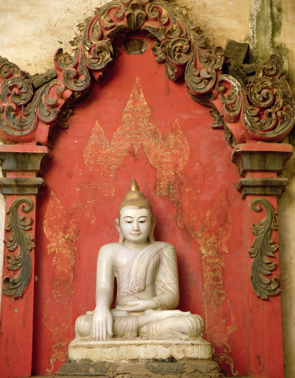 Seated Buddha in meditation by Burmese School