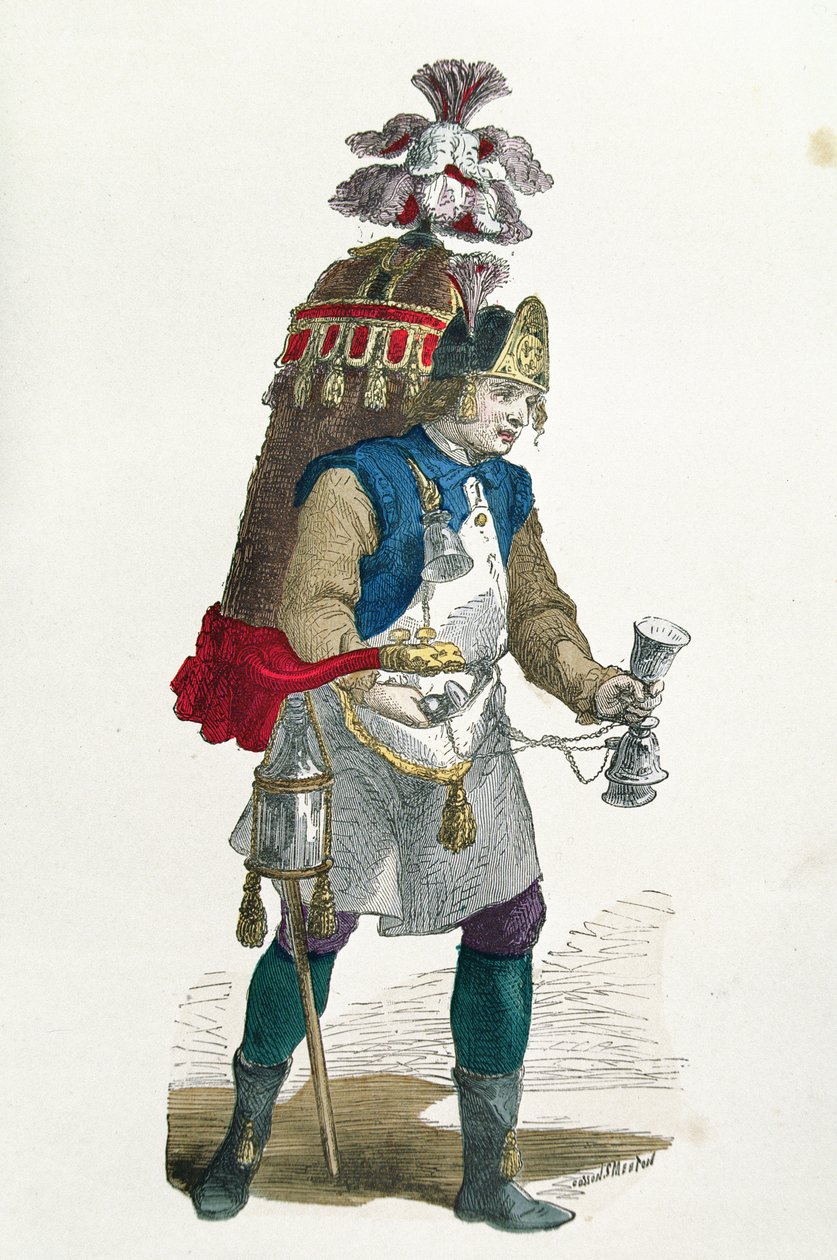 Coconut Seller in 1774 by Burn Smeeton