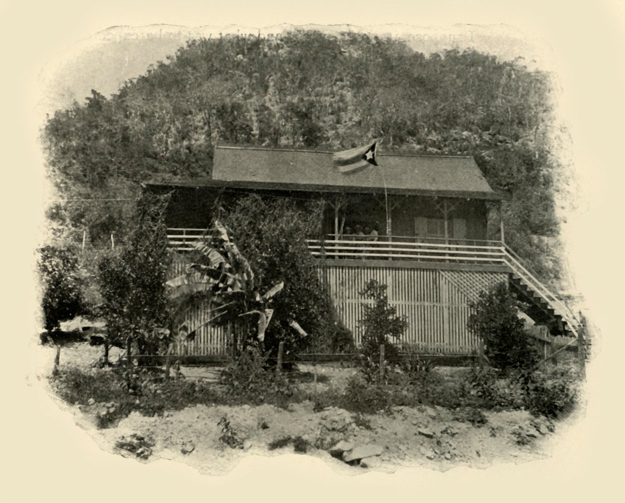 Cuban Headquarters at Daiquiri, Spanish-American War, June 1898 by Burr McIntosh