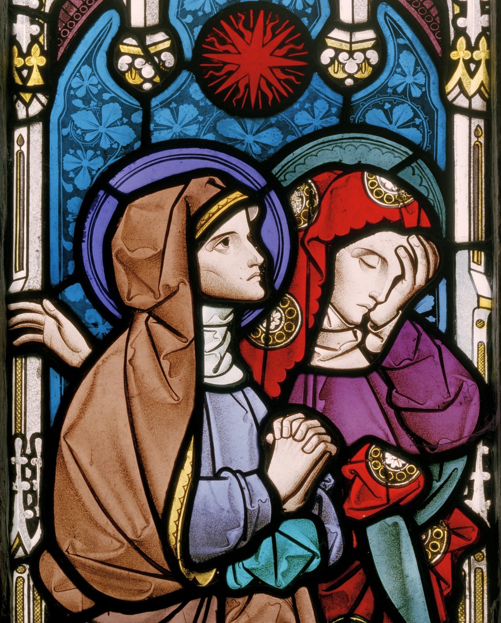 Little Kimble, All Saints, Heaton, Butler & Bayne, Bayne, The Two Maries/Marys by Butler and Bayne & Hassam Alfred (1843 1868) Heaton