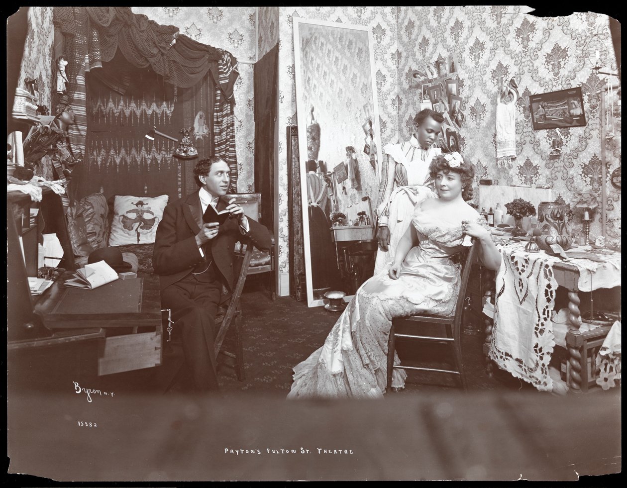 Corse Payton and Wife in His Fulton Street Theatre, New York, 1903 by Byron Company