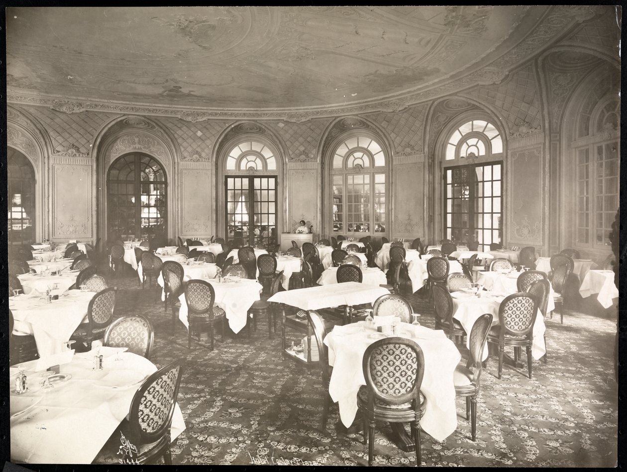 Dining Room at the Copley Plaza Hotel, Boston by Byron Company