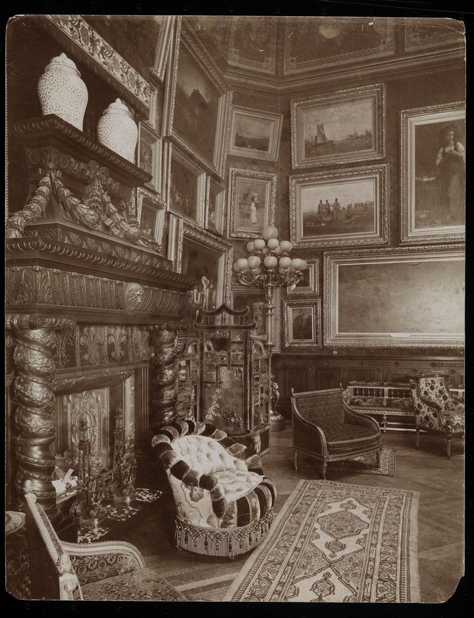 The Mrs. William Astor residence, 5th Avenue and 34th Street, New York, 1894 by Byron Company