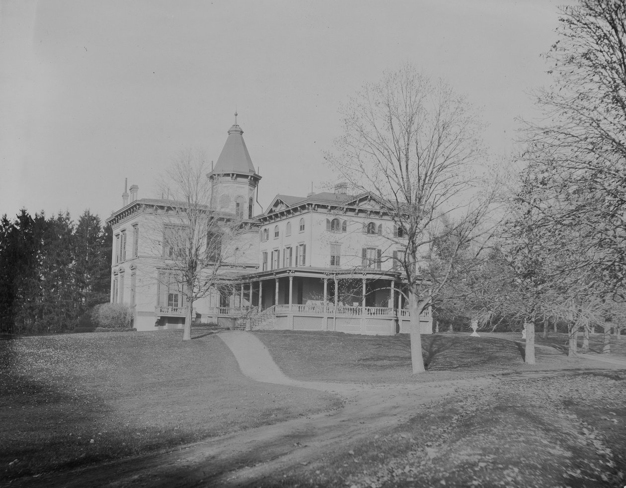 The Residence of John Jacob Astor at Rhinecliff, New York, 1893-94 by Byron Company