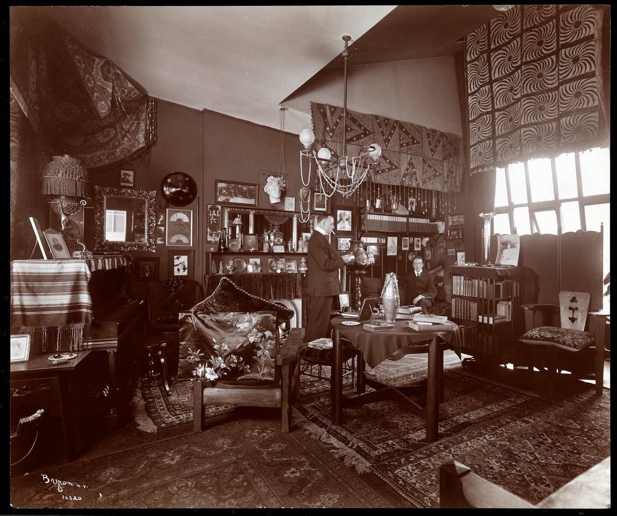 Will R. Barnes in His Studio by Byron Company