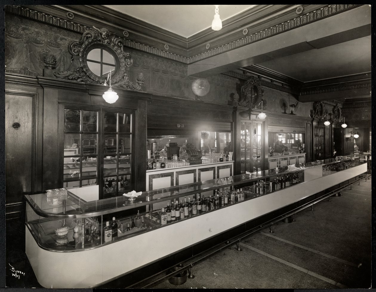 A Bar at the Robert Treat Hotel, Newark, New Jersey by Byron Company