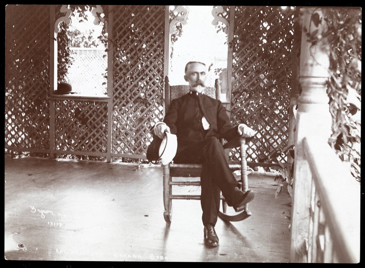 American Naval Officer Admiral William Thomas Sampson, Havana, 1902 by Byron Company