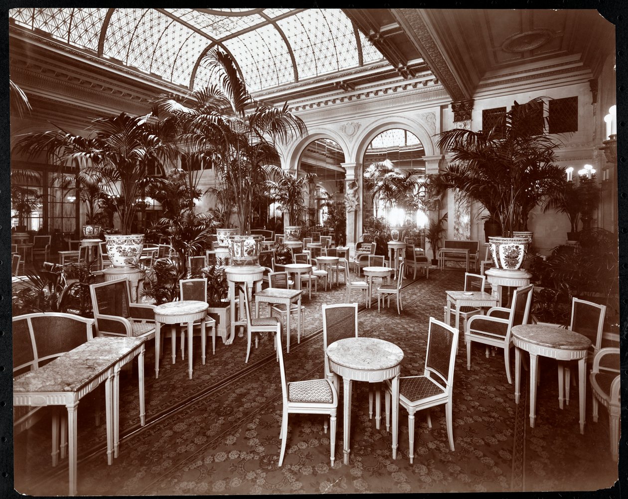 Lounge at the Plaza Hotel, c.1907 by Byron Company