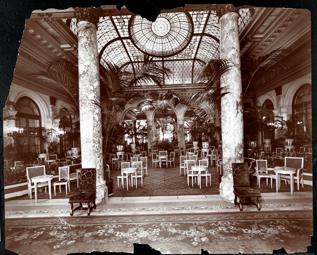 Lounge at the Plaza Hotel by Byron Company