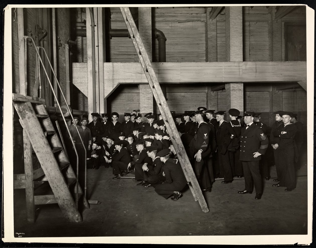 Sailors from the U.S.S. 